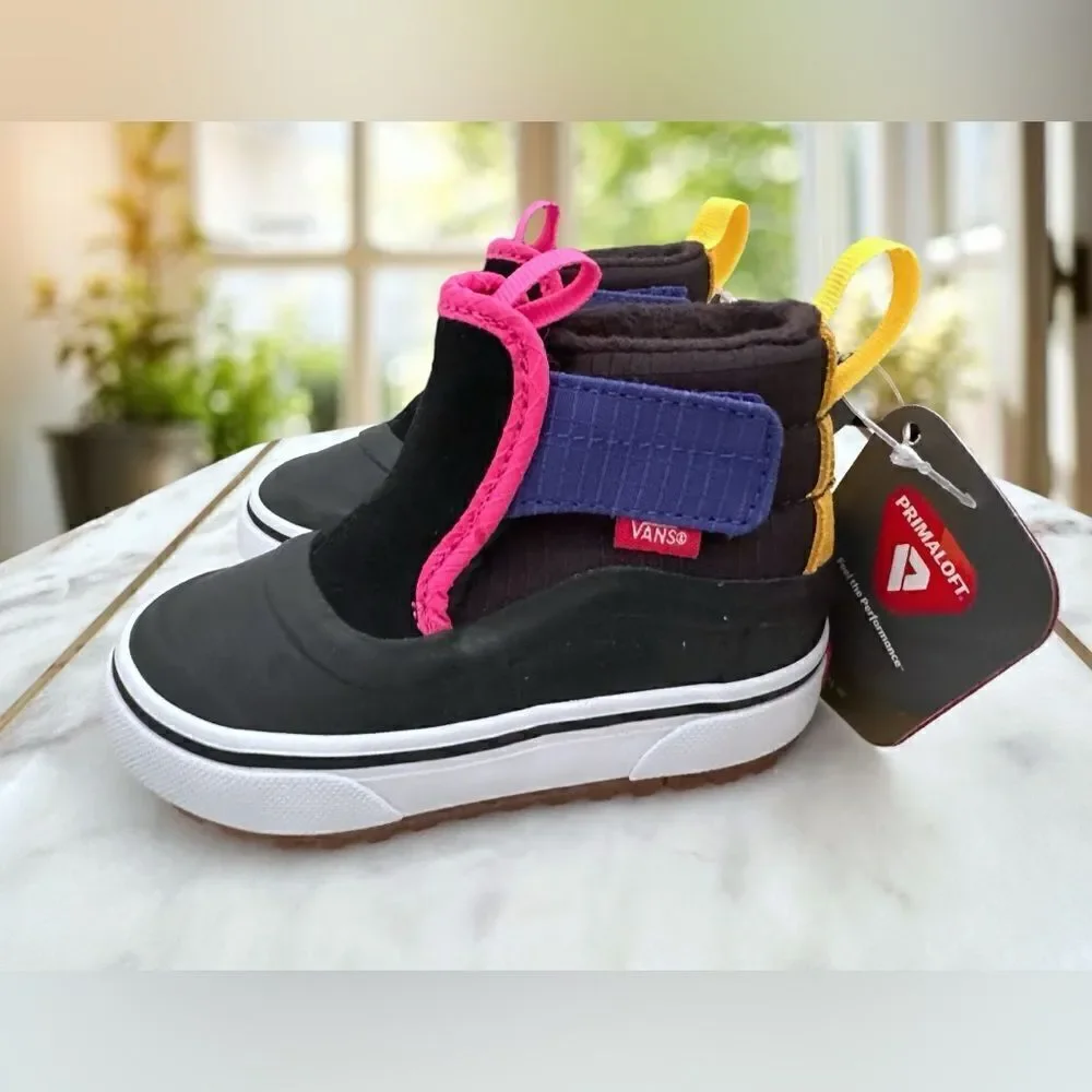VANS Toddler Slip-On Hi Terrain V MTE Insulated Snow Winter Duck Boots Size 6